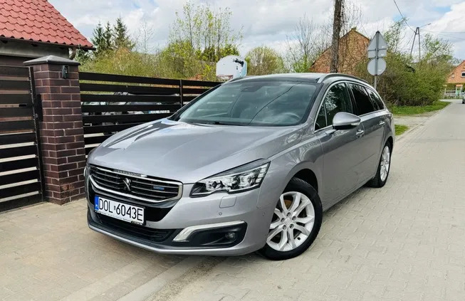 dolnośląskie Peugeot 508 cena 49700 przebieg: 163400, rok produkcji 2015 z Strzegom